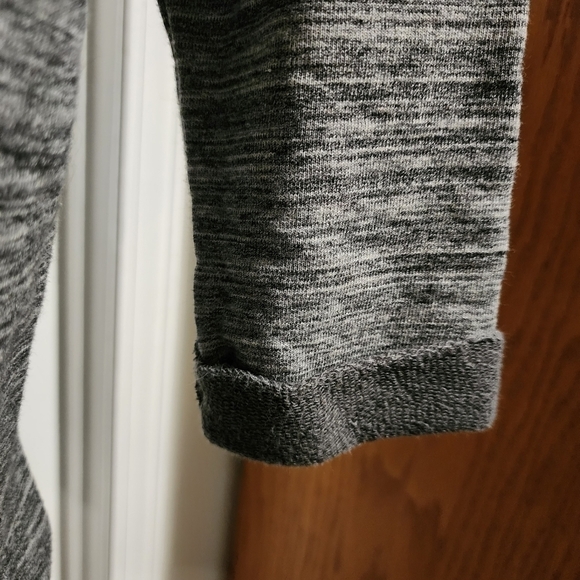 Columbia 3/4 Sleeve Pullover Heathered Grey Sweater Women's Large L Pocket EUC - Picture 5 of 7